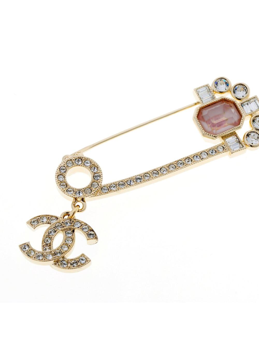 Chanel Cc Logo Brooch Metal #346942C83B